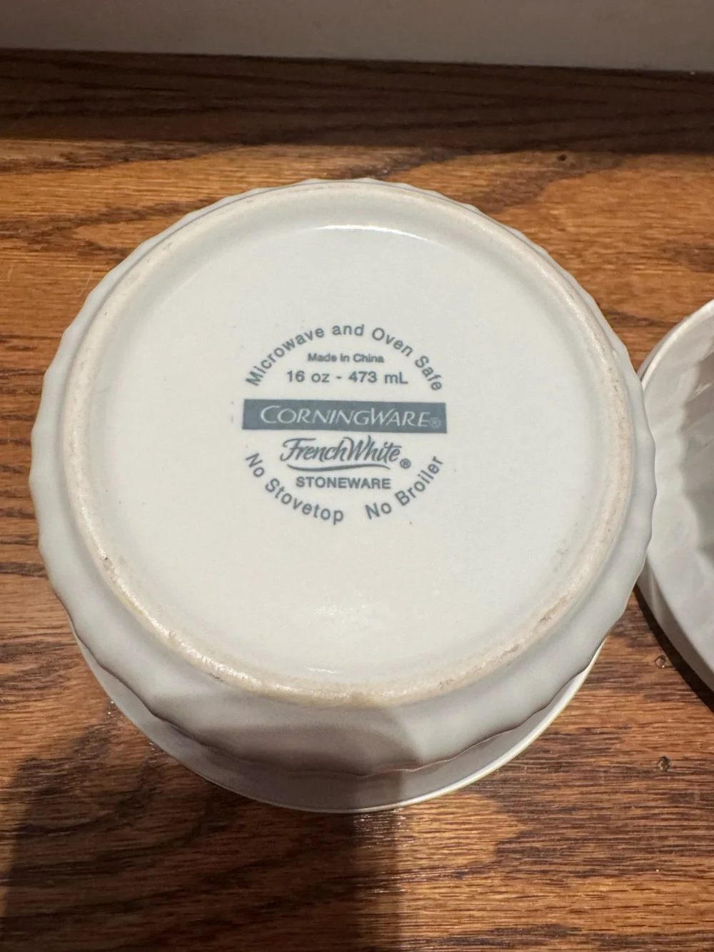Corningware two ramekins